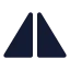 Imageflip Horizontal icon with solid standard style